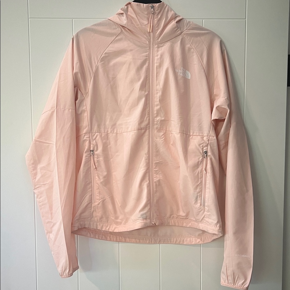 The North Face Women's Light Pink Ski Jacket Windbreaker